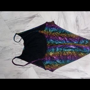 Rainbow bathing suit